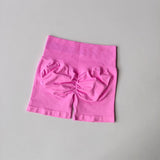 JIYUE High-Waisted Booty Shorts for Running & Yoga