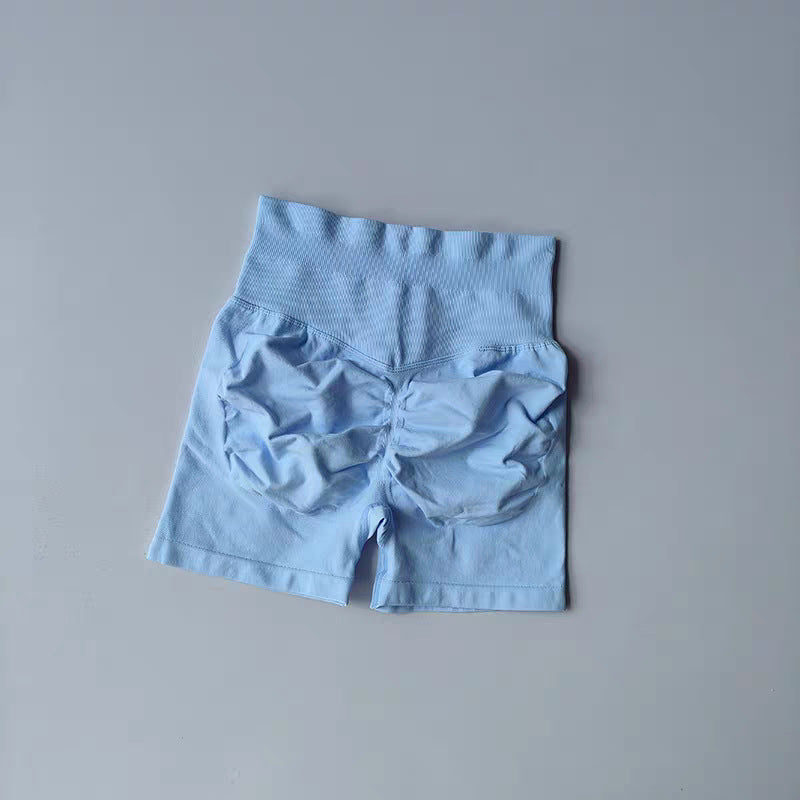 JIYUE High-Waisted Booty Shorts for Running & Yoga