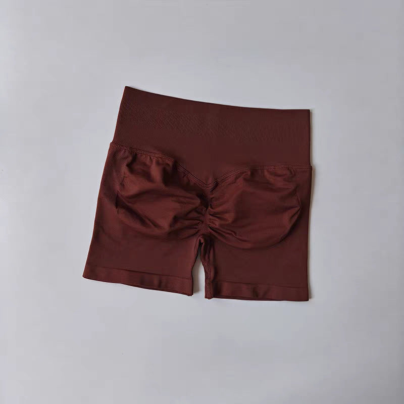 JIYUE High-Waisted Booty Shorts for Running & Yoga