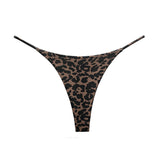 JIYUE Breathable Cotton G-String Thong - Low Rise & Sexy Printed Lingerie