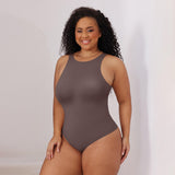 JIYUE Women's Double-Layer Firm Control Bodysuit |Seamless Tummy Shaper