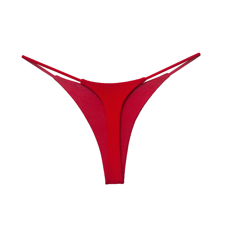 JIYUE Breathable Cotton G-String Thong - Low Rise & Sexy Printed Lingerie