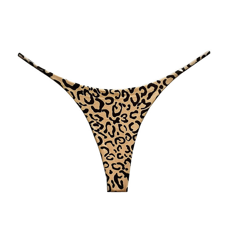 JIYUE Breathable Cotton G-String Thong - Low Rise & Sexy Printed Lingerie