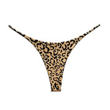 JIYUE Breathable Cotton G-String Thong - Low Rise & Sexy Printed Lingerie