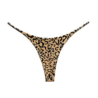 JIYUE Breathable Cotton G-String Thong - Low Rise & Sexy Printed Lingerie
