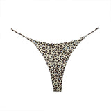 JIYUE Breathable Cotton G-String Thong - Low Rise & Sexy Printed Lingerie